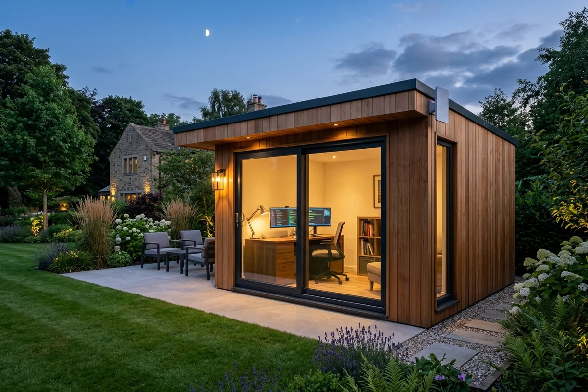 Starlink into office in garden Batley wireless bridge link in Ranmoor