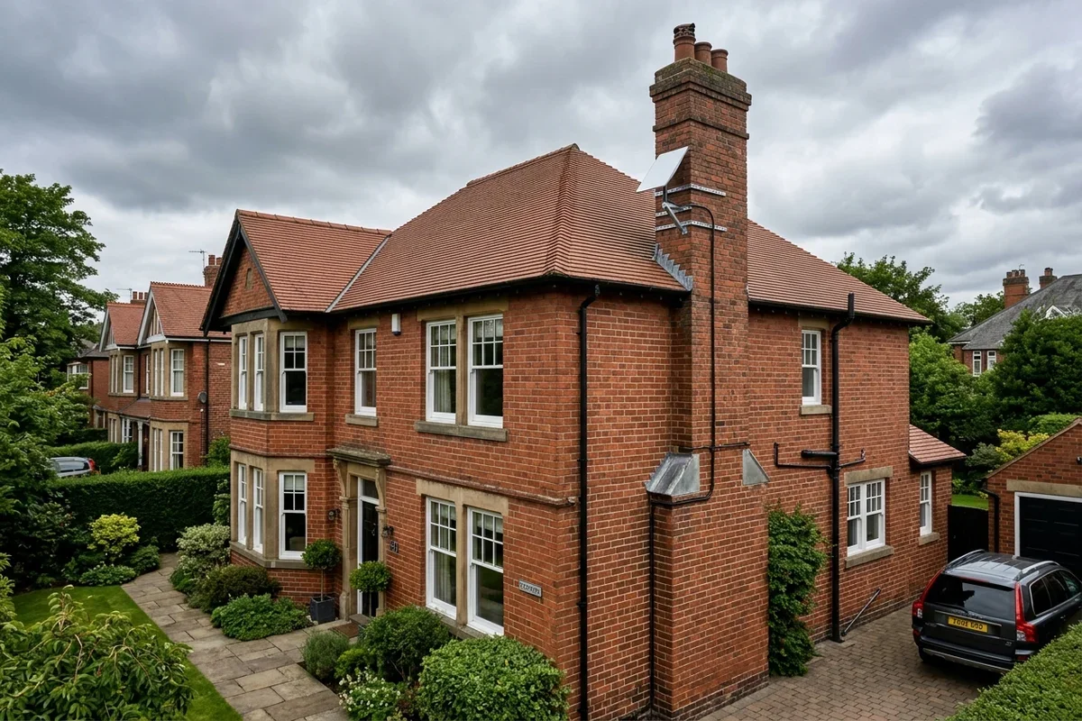 Starlink installation Blaydon certified local dish fitting on Victorian residence