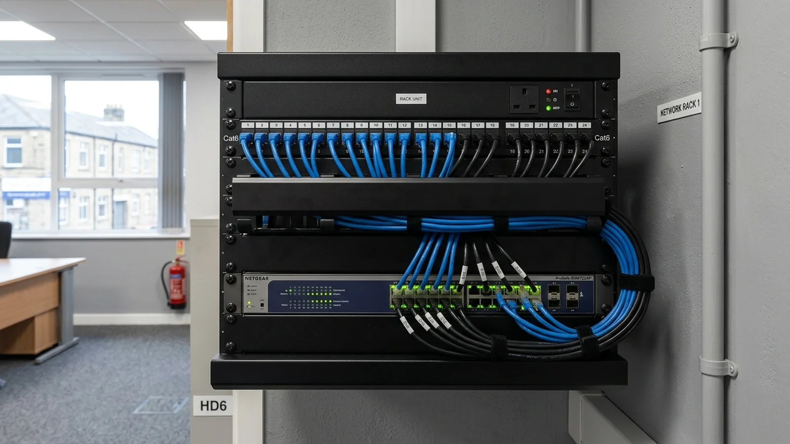 Professional Cat6 & Data Cabling installation in Brighouse HD6