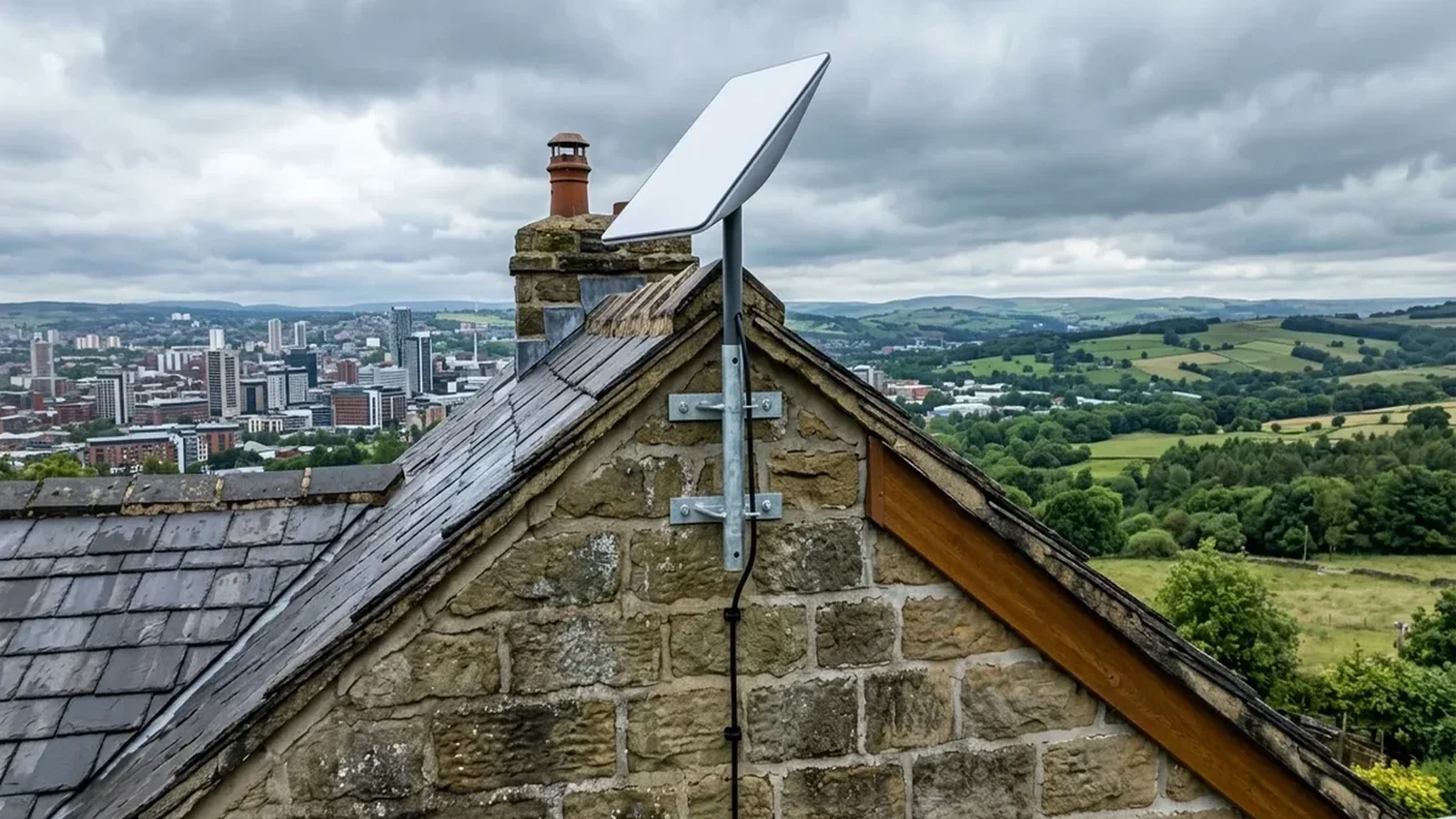 Starlink installation Cleckheaton certified local dish fitting on Victorian residence