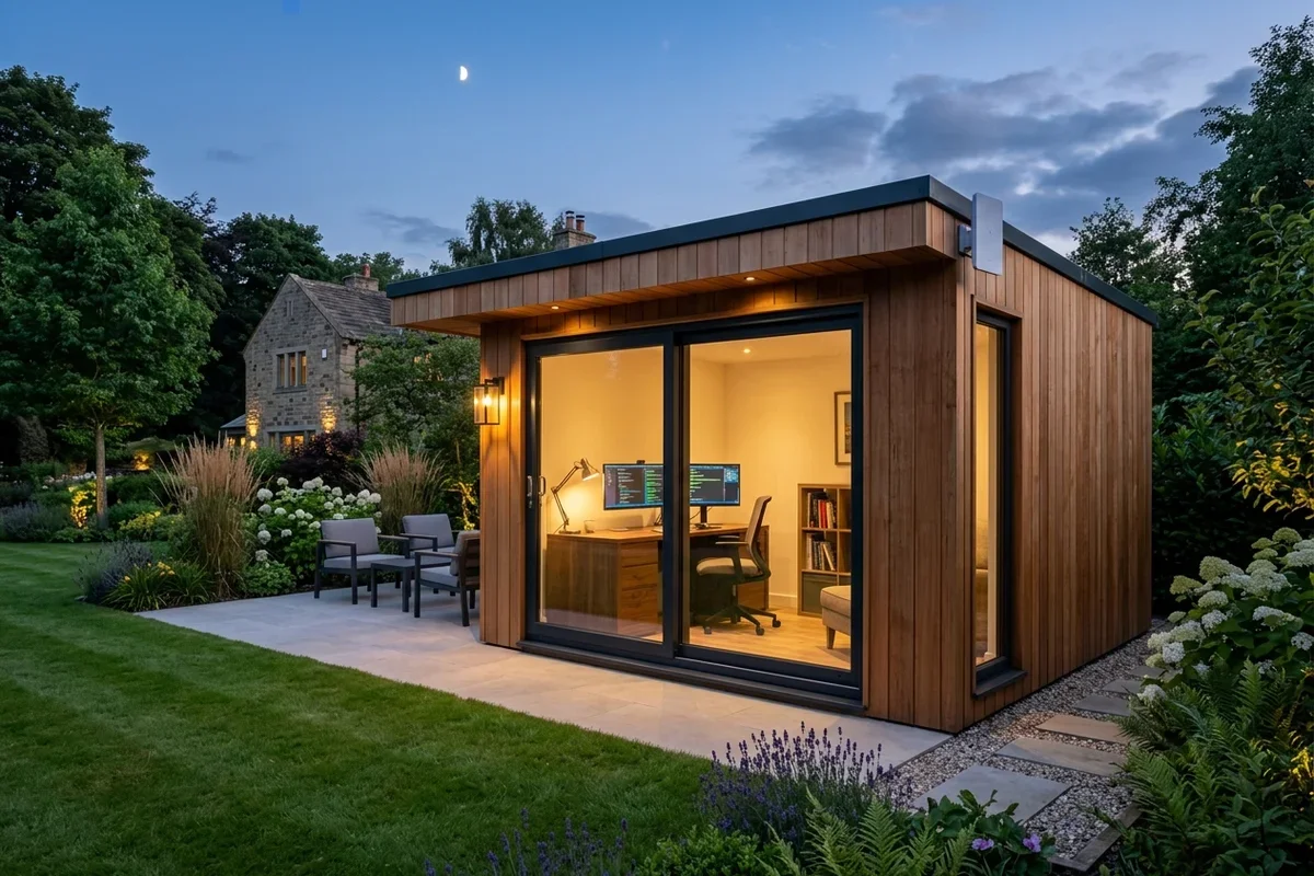 Starlink into office in garden Cleethorpes wireless bridge link in Sandal Magna