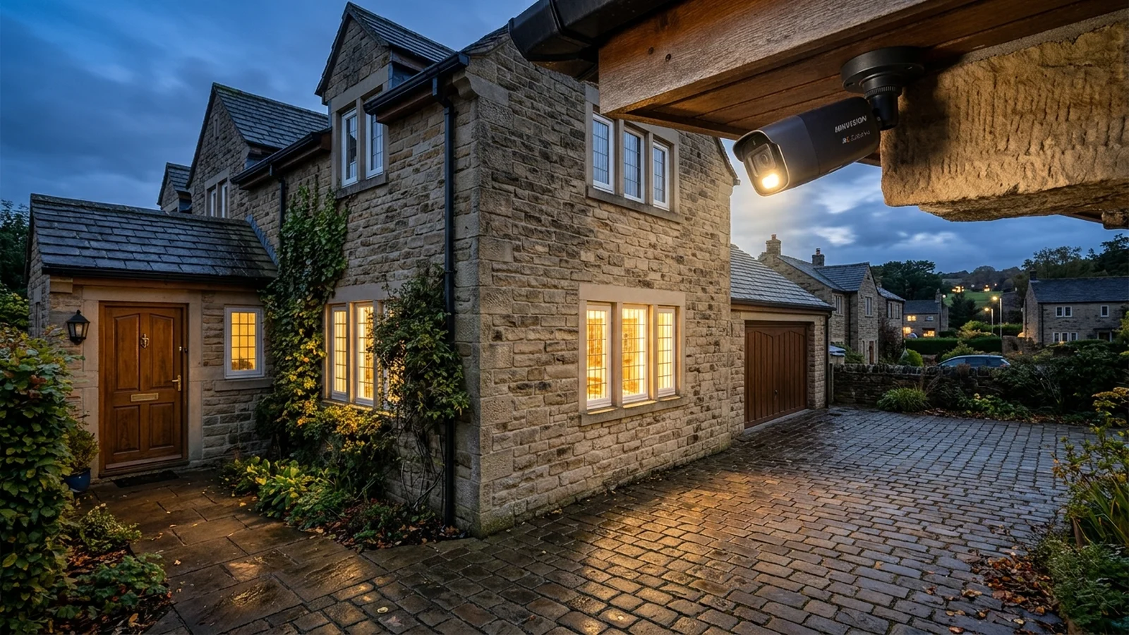 Hikvision 4K ColorVu CCTV camera providing full-colour night surveillance in Cottingham