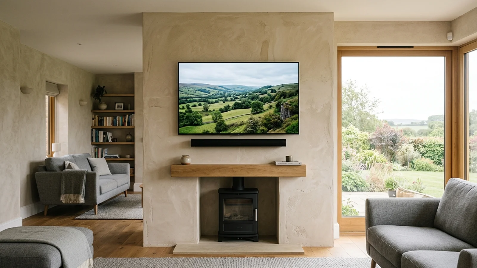 Professional TV Wall Mounting in Bedale with In-Wall Cable Concealment