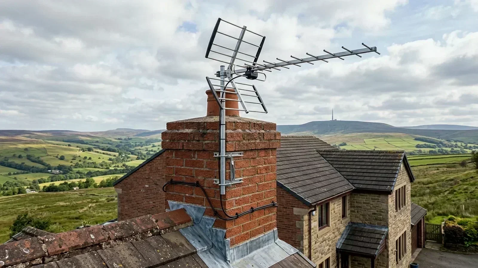 Digital Freeview TV aerial installation in Darwen
