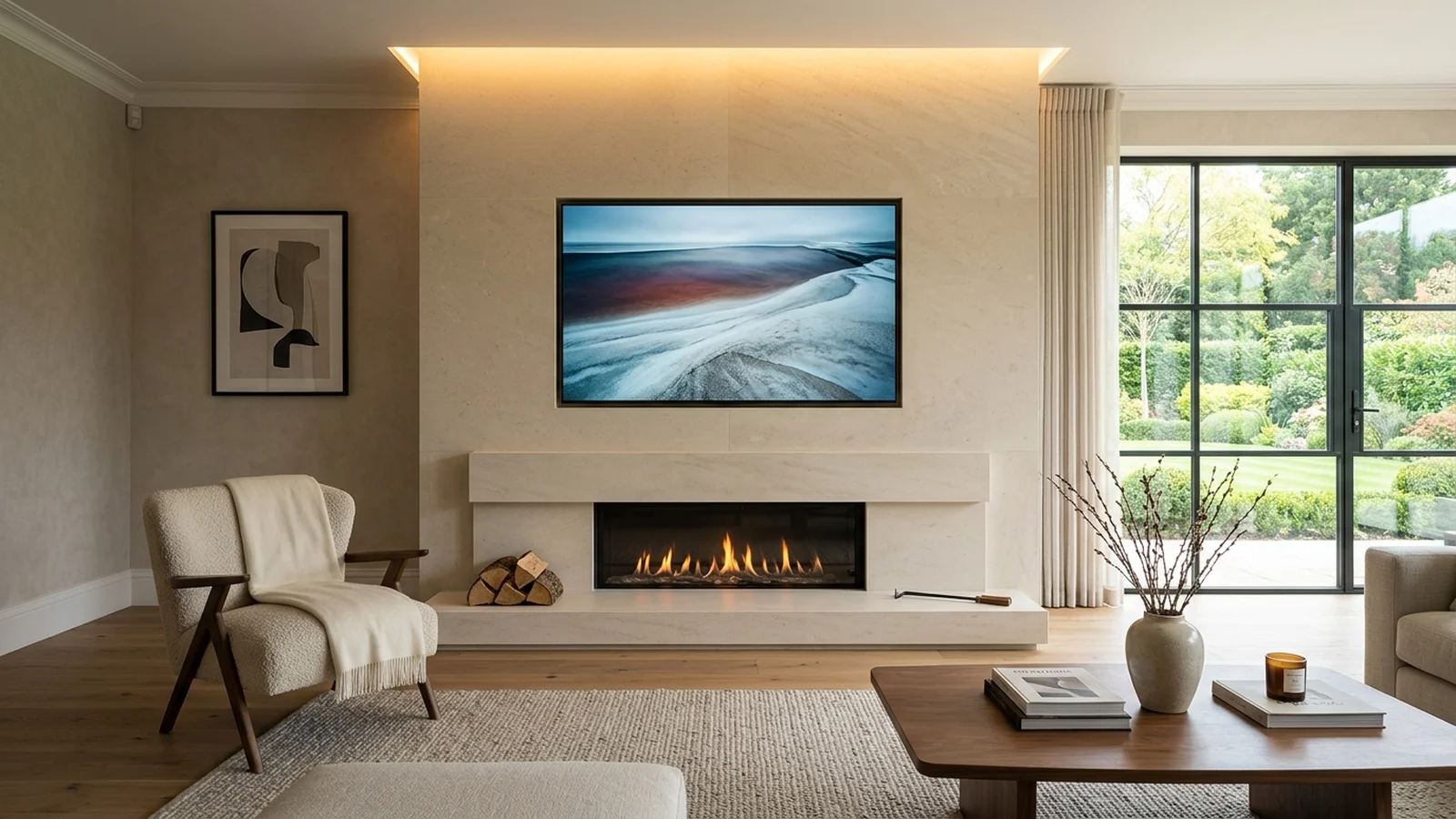 Professional TV Wall Mounting in Derby with In-Wall Cable Concealment