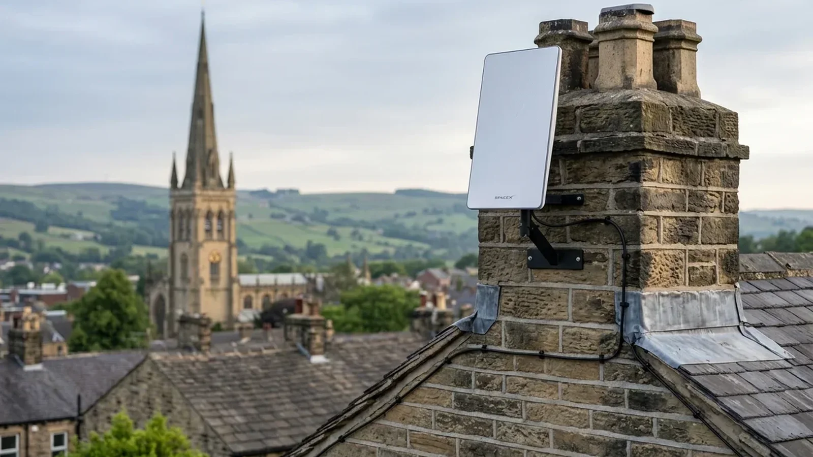 Professional Starlink installation in Earby