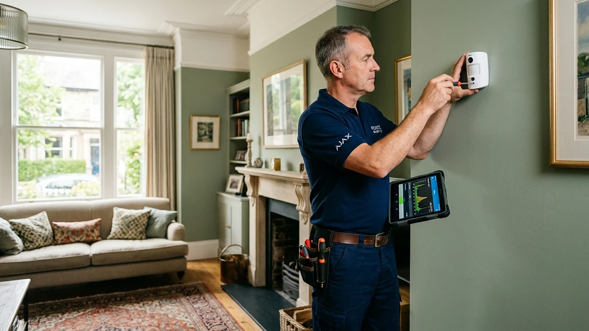 Ajax MotionCam motion detector with built-in camera providing photo on demand and 9-second intruder verification in Boroughbridge