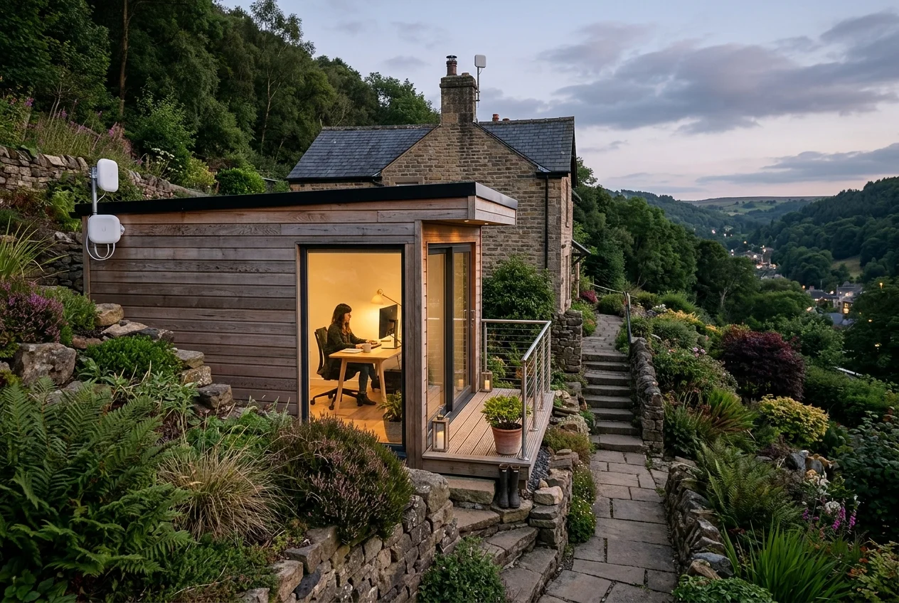 Connecting Detached Workshops & Barns in Hebden Bridge