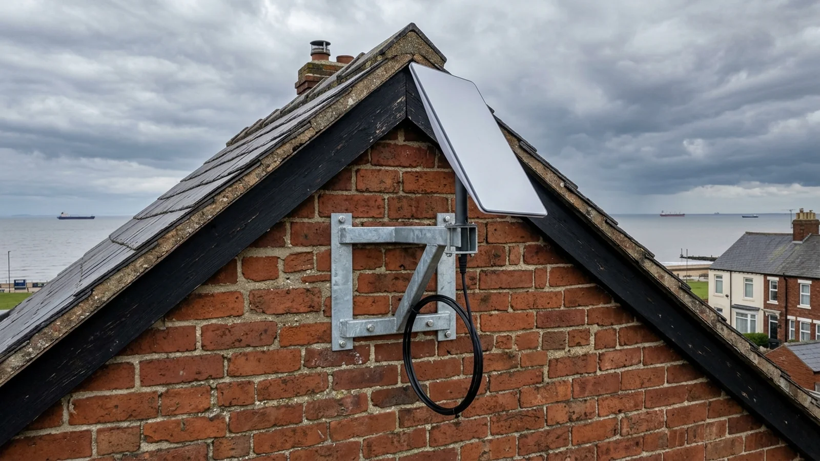 High-Elevation Starlink Mounting in Hipperholme
