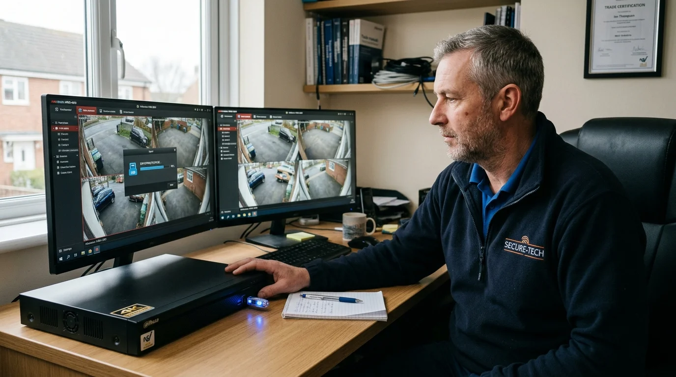How to Save CCTV Footage for Police in the UK
