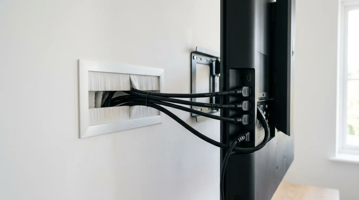 In-Wall Cable Concealment for TV Wall Mounting in Cottingham & Skidby