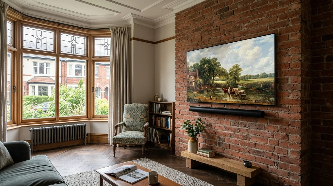 Professional TV Wall Mounting in Leeds with In-Wall Cable Concealment