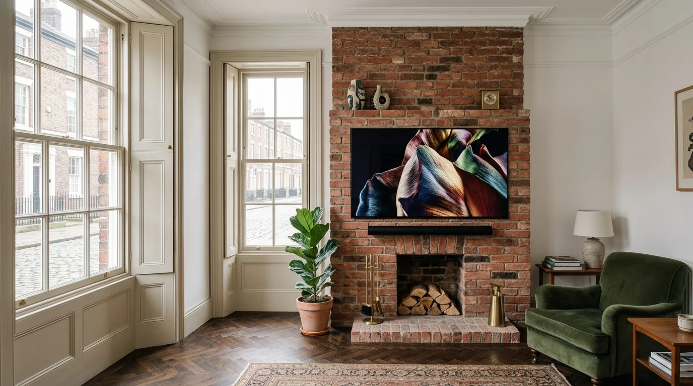 Professional TV Wall Mounting in Liverpool with In-Wall Cable Concealment