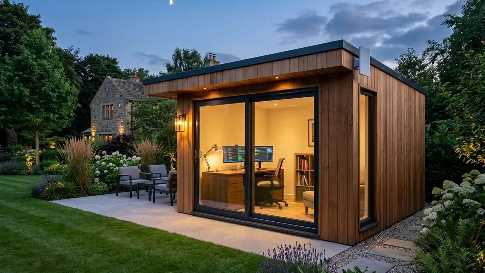 Starlink into office in garden Longridge wireless bridge link in Ranmoor