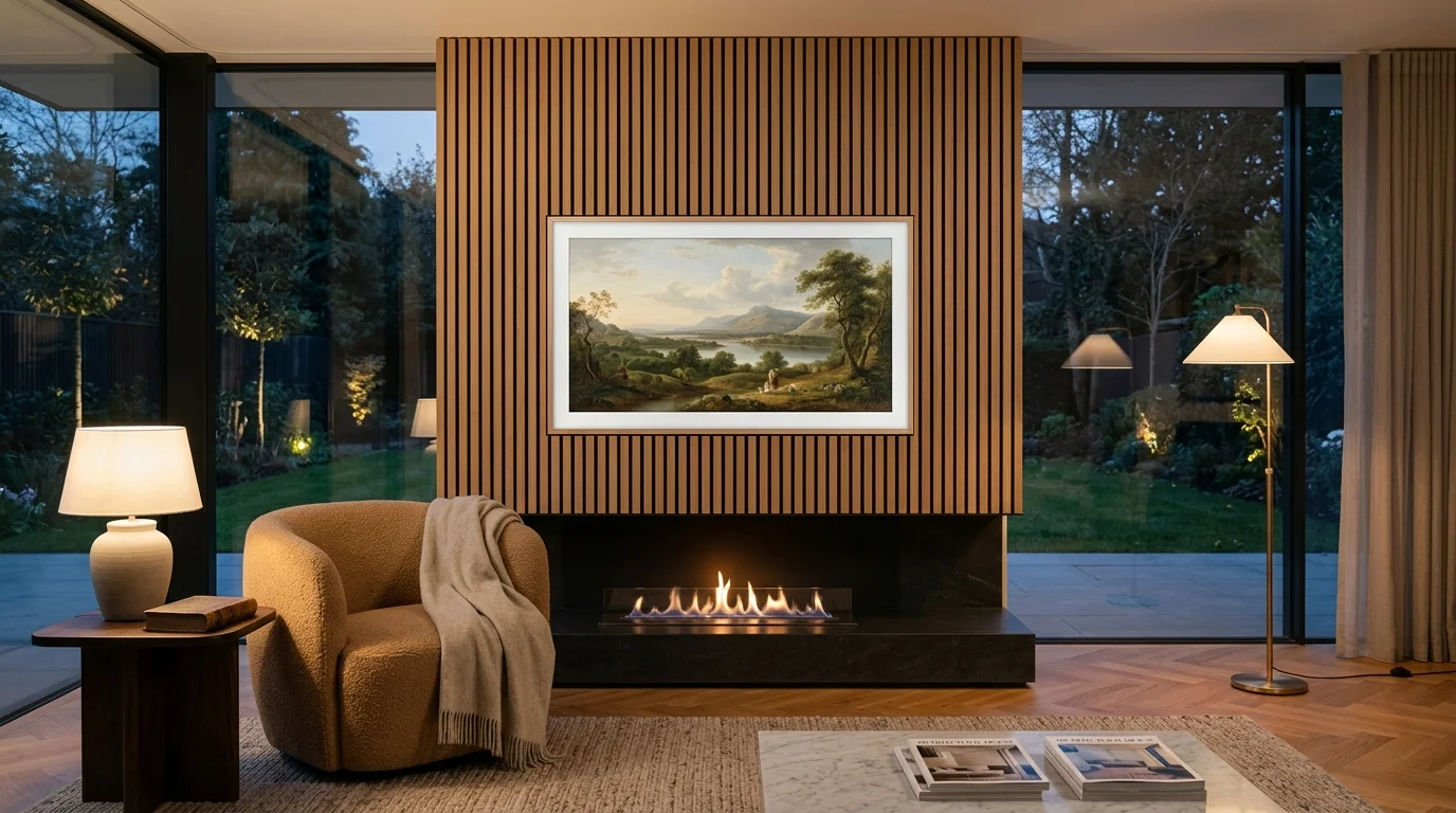 Samsung The Frame TV Wall Mounting Specialist in Oswaldtwistle with Zero-Gap Flush Bracket