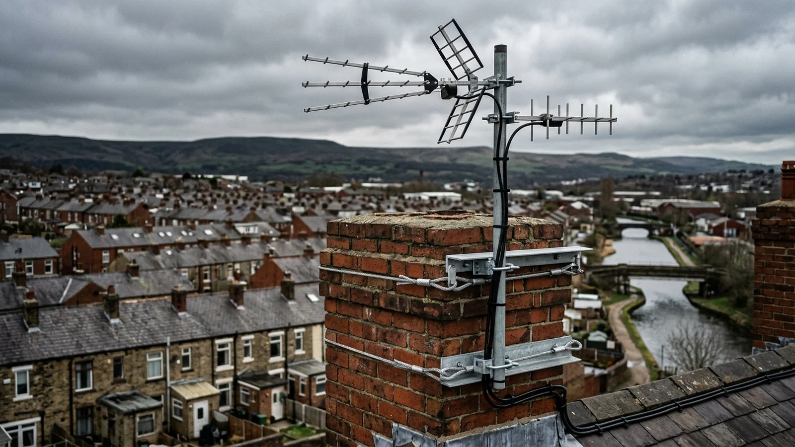 Digital TV aerial installation in Pleasington Lancashire by Gary Pearce