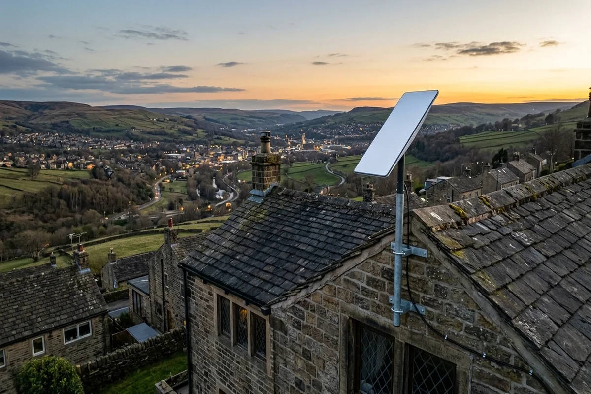 Starlink installation Skelmanthorpe certified local dish fitting on Victorian residence