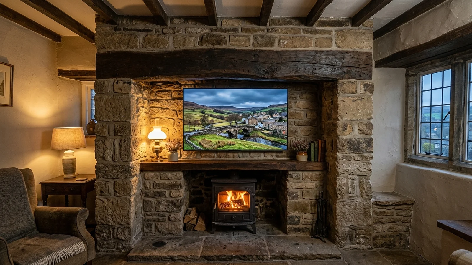 Professional TV Wall Mounting installation in Slaithwaite HD7