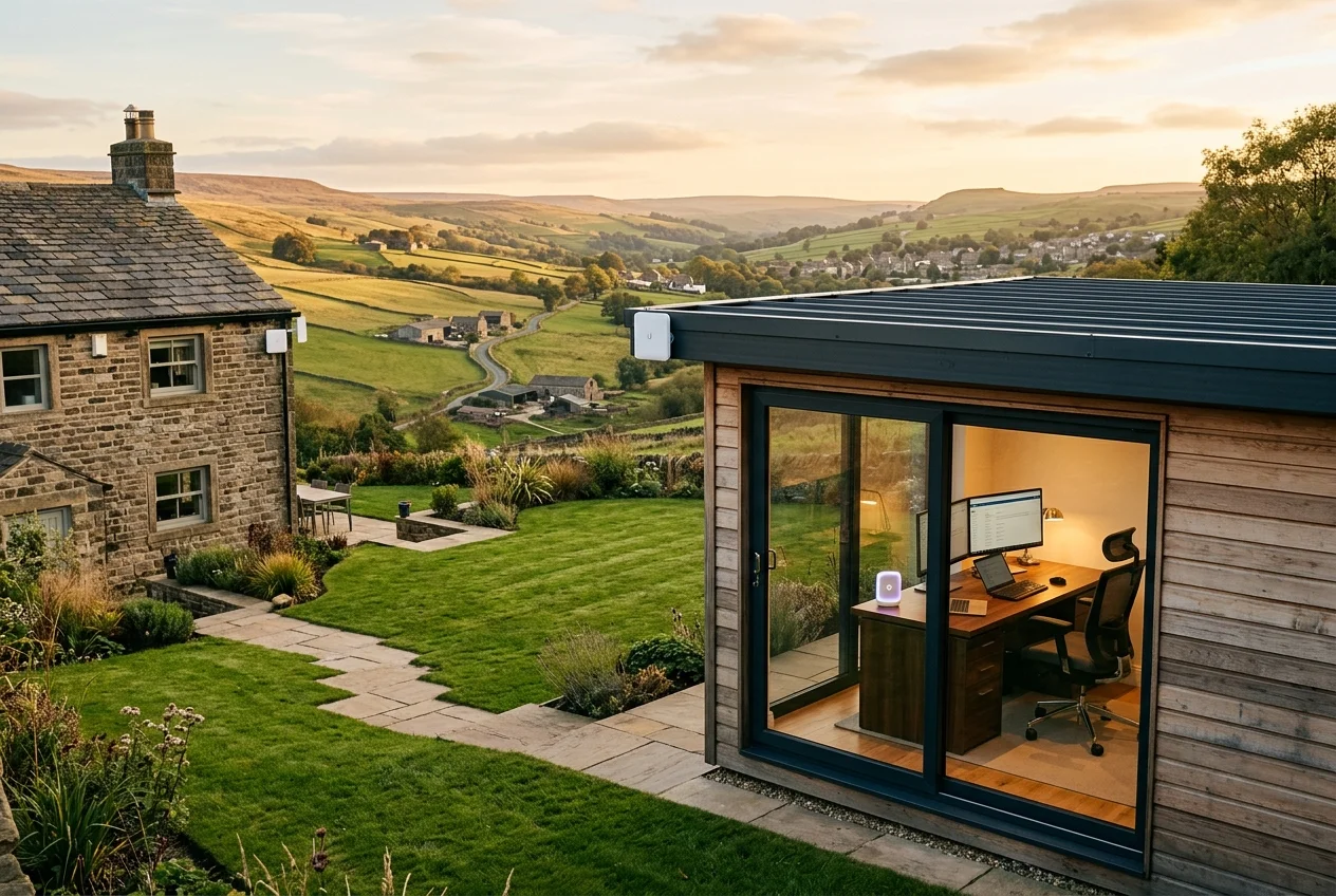 High-Speed Internet for Garden Studios Across Sowerby Bridge