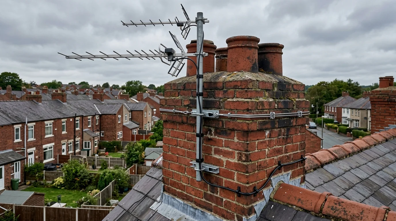 New digital TV aerial installation in Yorkshire & Lancashire