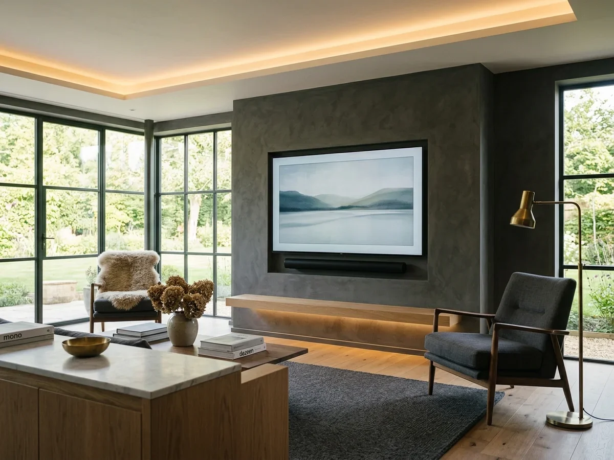 TV wall mounting with hidden cables in Yorkshire & Lancashire