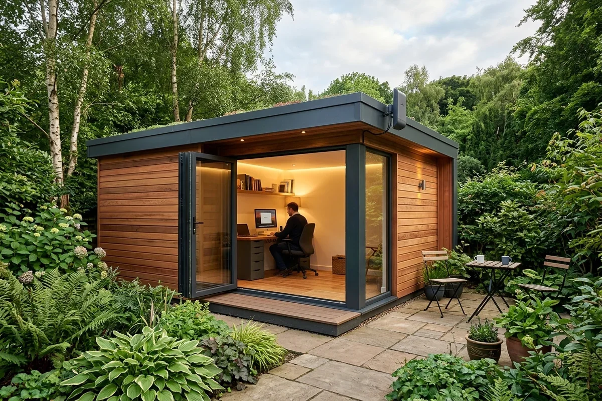 Starlink into office in garden Tynemouth wireless bridge link in West Tynemouth