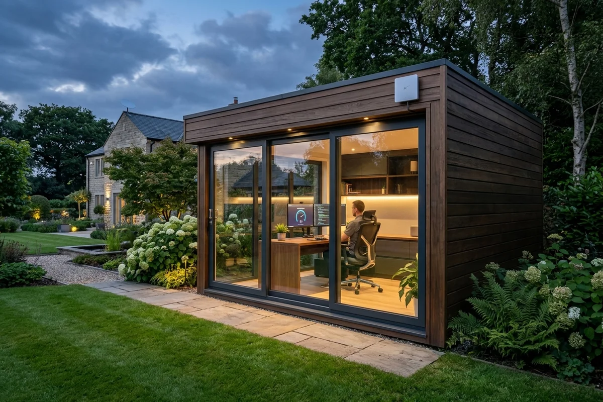 Starlink into office in garden Walton-le-Dale wireless bridge link in Ranmoor