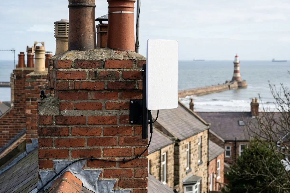 Professional Starlink dish installation in Whitburn